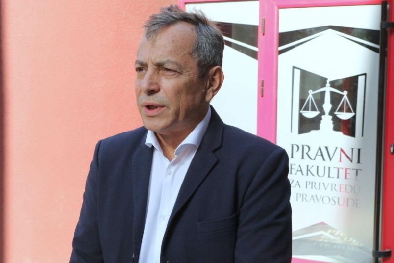 MR KAMENKO KOZARSKI, PRESIDENT OF THE MISDEMEANOR COURT, AS A GUEST LECTURER AT THE FACULTY OF LAW FOR COMMERCE AND JUDICIARY IN NOVI SAD