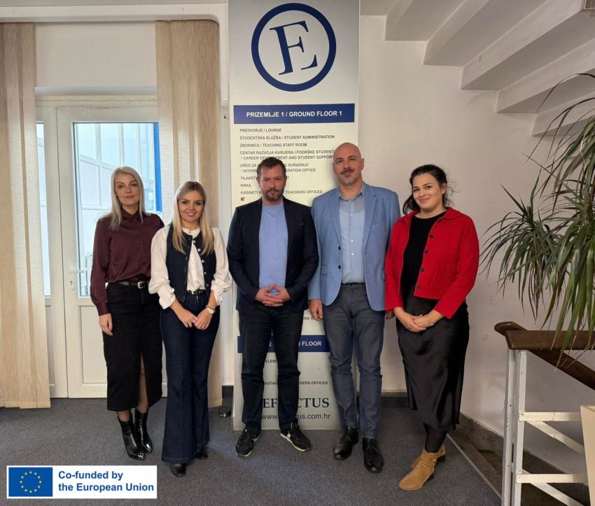 Profesori Pravnog fakulteta za privredu i pravosuđe u Novom Sadu u poseti Veleučilištu EFFECTUS u Zagrebu u okviru Erasmus+ programa mobilnosti